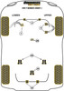 BMW 7 Series F01, F02, F03, F04 (2008 - 2015) Powerflex diagram - Reference 4