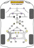 BMW 1 Series F20, F21 RWD (2011 - 2019) Powerflex diagram - Reference 