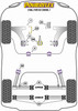 BMW X Series X1 Series X1 F48, F49 (2016 - ON) Powerflex diagram - Reference 