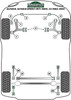 Alfa Romeo Alfasud inc Sprint (1971-1989), 33 (1983-1995) Powerflex diagram - Reference 4