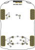 Alfa Romeo 166 (1999-2007) Powerflex diagram - Reference 5