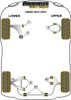 Aston Martin Virage (2011-2012) Powerflex diagram - Reference 2