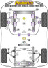 Audi 80 / 90 - inc S2/RS2 & Quattro (1976 - 2000) 80, 90 Quattro inc Avant (1992-1996), S2 inc Avant B4, RS2 B4 (1994-1996) Powerflex diagram - Reference 21