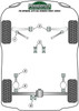Alfa Romeo 105/115 Spider all series (1967-1994) Powerflex diagram - Reference 3