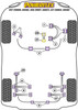 Alfa Romeo 147 (2000-2010), 156 (1997-2007), GT (2003-2010) Powerflex diagram - Reference 4