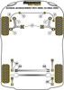 Alfa Romeo Alfasud inc Sprint (1971-1989), 33 (1983-1995) Powerflex diagram - Reference 4