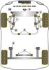 Audi 80 / 90 - inc S2/RS2 & Quattro (1976 - 2000) 80, 90 inc Avant (1973 - 1996) Powerflex diagram - Reference 3