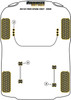Alfa Romeo 164 V6 & Twin Spark (1987 -1998) Powerflex diagram - Reference 4