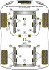 Audi 80 / 90 - inc S2/RS2 & Quattro (1976 - 2000) 80, 90 Quattro inc Avant (1983-1992) S2 Coupe B3 (1991-1996) Powerflex diagram - Reference 16