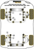 Audi 80 / 90 - inc S2/RS2 & Quattro (1976 - 2000) Sport Quattro (1984-1985) Coupe Quattro (1985-1991) UR Quattro (1980-1991) Powerflex diagram - Reference 22