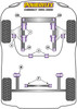 Audi 80 / 90 - inc S2/RS2 & Quattro (1976 - 2000) Cabriolet (1992 - 2000) Powerflex diagram - Reference 3