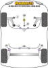Audi A3 / S3 / RS3 A3 / S3 / RS3 8V (2013 - 2020) A3 MK3 8V up to 125PS (2013 - 2020) Rear Beam Powerflex diagram - Reference 1