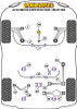 Audi A3 / S3 / RS3 A3 / S3 / RS3 8V (2013 - 2020) A3 / S3 MK3 8V 125PS plus (2013 - 2020) Multi Link Powerflex diagram - Reference 11