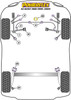 Audi A4 / S4 / RS4 A4 / S4 / RS4 B5 (1995-2001) A4 Avant 2WD (1995-2001) Powerflex diagram - Reference 3
