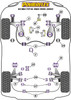 Audi A3 / S3 / RS3 A3 / S3 8L (1996-2003) A3 / S3 MK1 8L 4WD (1999-2003) Powerflex diagram - Reference 24