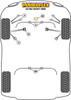 Audi A4 / S4 / RS4 A4 / S4 / RS4 B7 (2005-2008) A4 inc. Avant (2WD) Powerflex diagram - Reference 3