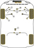 Audi A4 / S4 / RS4 A4 / S4 B6 (2001-2005) A4 inc. Avant Quattro 4WD (2001-2005) Powerflex diagram - Reference 10