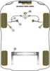 Audi A6 / S6 / RS6 A6 / S6 / RS6 C5 (1997-2005) A6 Avant (2002 - 2005) Powerflex diagram - Reference 16