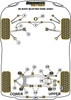 Audi A6 / S6 / RS6 A6 / S6 / RS6 C5 (1997-2005) S6 Avant Quattro (1998 - 2005) Powerflex diagram - Reference 3