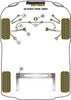Audi A6 / S6 / RS6 A6 / S6 / RS6 C5 (1997-2005) A6 Avant (1998 - 2001) Powerflex diagram - Reference 3