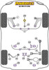 Audi Q2 (2017 - On) Q2 4WD Quattro MULTI LINK Powerflex diagram - Reference 30