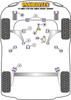 Audi TT Models TT MK1 TYP 8N (1999-2006) TT Mk1 Typ 8N 2WD (1999-2006) Powerflex diagram - Reference 1