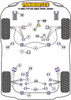 Audi TT Models TT MK1 TYP 8N (1999-2006) TT Mk1 Typ 8N 4WD (1999-2006) Powerflex diagram - Reference 2