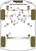 Audi TT Models TT MK1 TYP 8N (1999-2006) TT Mk1 Typ 8N 2WD (1999-2006) Powerflex diagram - Reference 1