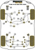 Audi TT Models TT MK1 TYP 8N (1999-2006) TT Mk1 Typ 8N 4WD (1999-2006) Powerflex diagram - Reference 24