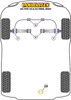 Audi V8 Type 4C (1988-1994) Powerflex diagram - Reference 1