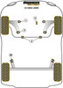 Citroen C2 (2003-2009) Powerflex diagram - Reference 3