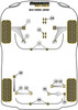 Cadillac BLS (2005 - 2010) Powerflex diagram - Reference 16