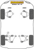 Ferrari Mondial T (1988 - 1993) Powerflex diagram - Reference 1