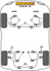 Ferrari 550 Maranello & Barchetta (1996 - 2002) Powerflex diagram - Reference 9