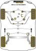 Fiat 500 Models 500 1.2-1.4L excl Abarth (2007 on) Powerflex diagram - Reference 20