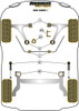Fiat 500 Models Abarth 500/595/695 (2007-) Powerflex diagram - Reference 10