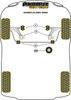 Citroen ZX (1994-2009) Powerflex diagram - Reference 1