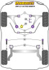 Fiat 500 Models 500 1.2-1.4L excl Abarth (2007 on) Powerflex diagram - Reference 15