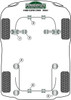 Ford Capri (1969-1986) Powerflex diagram - Reference 1