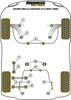 Ford Escort Models Escort MK5,6 RS2000 4X4 (1992-96) Powerflex diagram - Reference 2