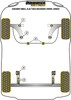 Ford Escort Models Escort MK5,6 & 7 inc RS2000, Orion Mk3 (1990-2001) Powerflex diagram - Reference 4