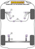 Ford Escort Models Escort MK5,6 & 7 inc RS2000, Orion Mk3 (1990-2001) Powerflex diagram - Reference 5