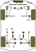 Ford Escort Models Escort RS Turbo Series 2 (1986 - 1990) Powerflex diagram - Reference 20