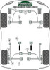 Ford Escort Models Escort RS Turbo Series 1 (1984 - 1986) Powerflex diagram - Reference 3