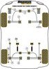 Ford Escort Models Escort RS Turbo Series 1 (1984 - 1986) Powerflex diagram - Reference 5