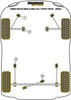 Ford Fiesta Models Fiesta Mk1 & 2 inc XR2 (1976-1989) Powerflex diagram - Reference 4
