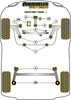 Ford Fiesta Models Fiesta Mk7 inc ST (2008 - 2017) Fiesta Mk7 inc ST (2008 - 2012) Powerflex diagram - Reference 6