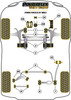 Ford Focus Models Focus Mk3 inc ST and RS (2011-2018) Focus Mk3 ST (2012-2018) Powerflex diagram - Reference 2