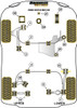 Ford Focus Models Focus Mk2 inc ST and RS (2005-2010) Focus MK2 RS (2005-2010) Powerflex diagram - Reference 2