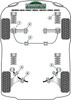 Ford Sierra Models Sierra XR4i (1983-1985), XR4x4 (1985-1992) Powerflex diagram - Reference 7